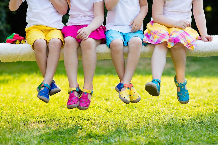 Kinderschoenen zomerseizoen