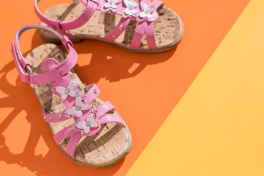 Zomerse sandalen voor meisje